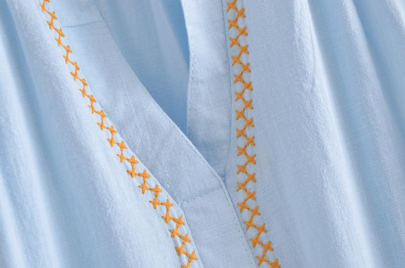 Custom wholesale embroidery Bohemian dress