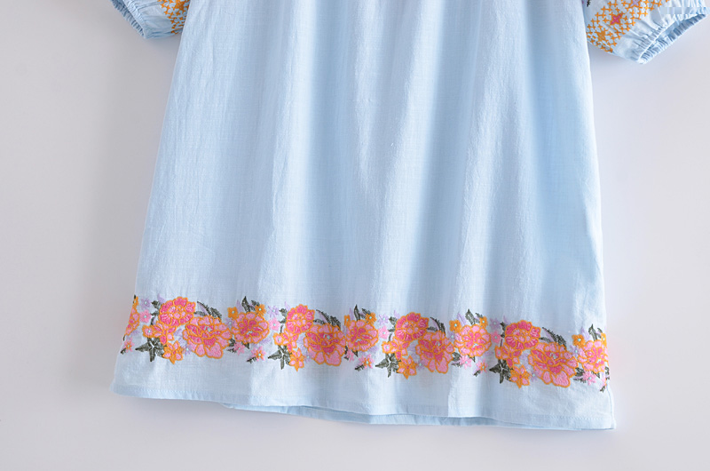 Custom wholesale embroidery Bohemian dress